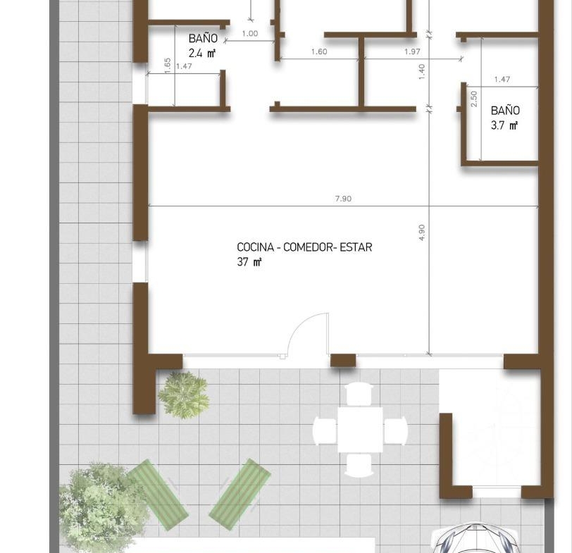 VILLA DE LUJO EN (LA PINILLA) MURCIA. PISCINA. 3 DORM. 2 BAÑOS. PARCELA 200 M2. OPLOSMIDDEL 62 M2.