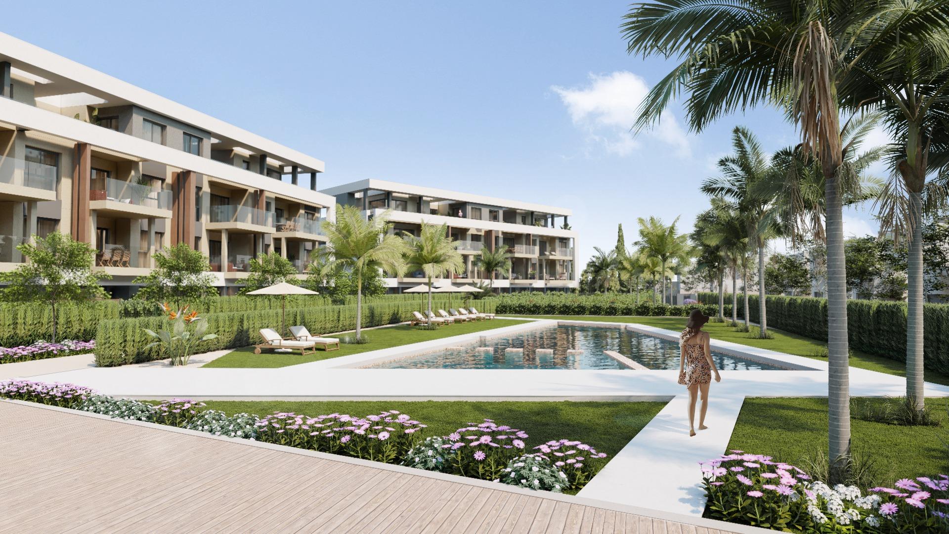 9-1-7 Luxury apartments in the exclusive Santa Rosalía Lake and Life Resort. Murcia (GF A)