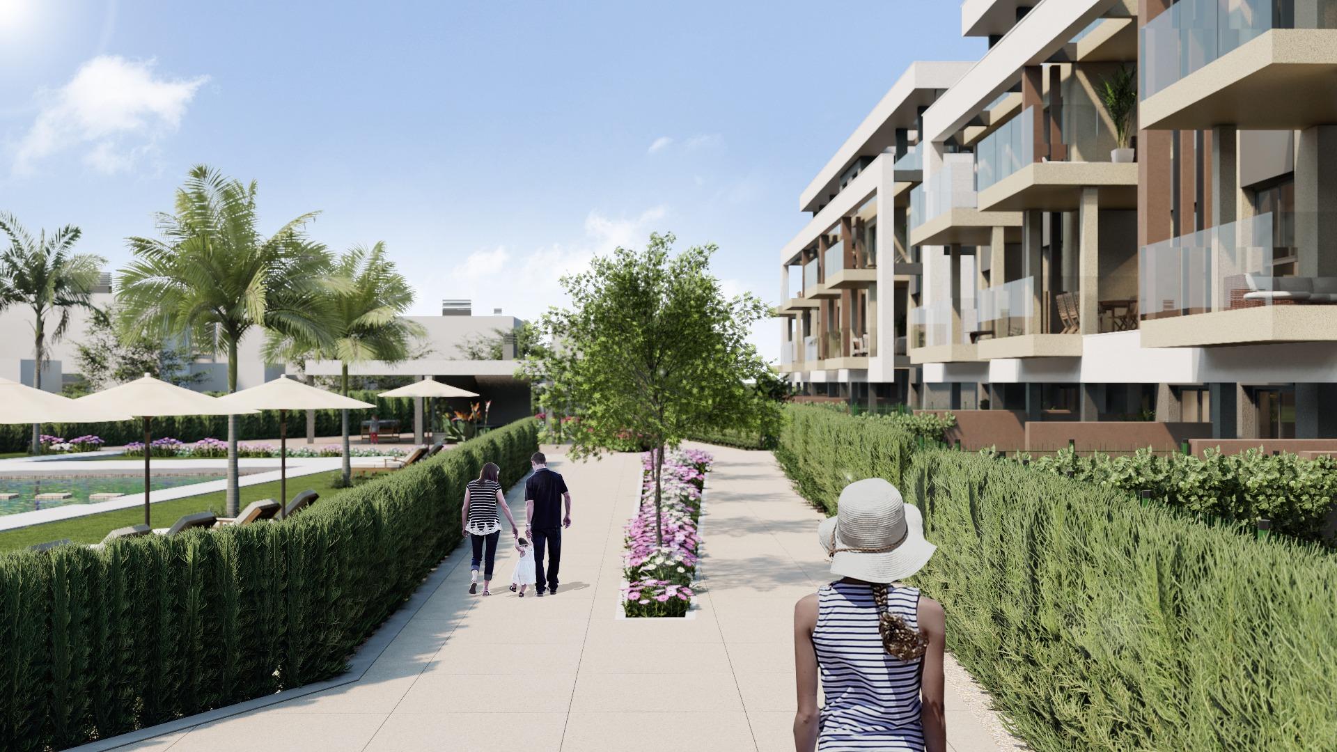 9-11-7 Luxury apartments in the exclusive Santa Rosalía Lake and Life Resort. Murcia (GF A)