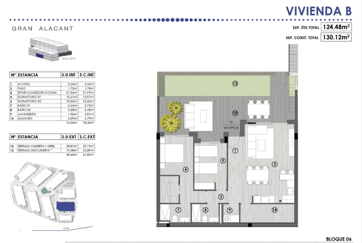 NEW APARTMENTS FOR SALE IN GRAN ALACANT, AT 20 MINUTES FROM ALICANTE and ELCHE, COSTA BLANCA