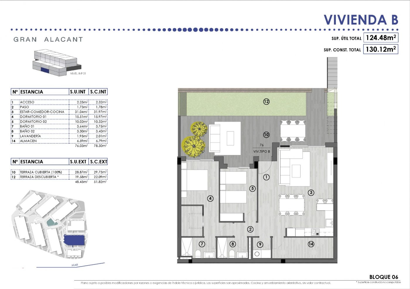 9-97 NEW APARTMENTS FOR SALE IN GRAN ALACANT, AT 20 MINUTES FROM ALICANTE and ELCHE, COSTA BLANCA