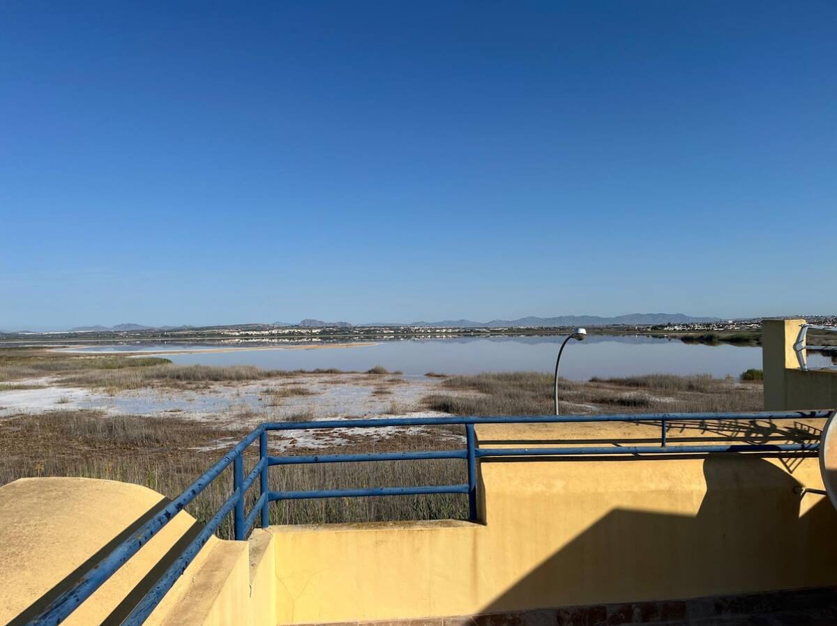 House with View of Pink Salt Lake